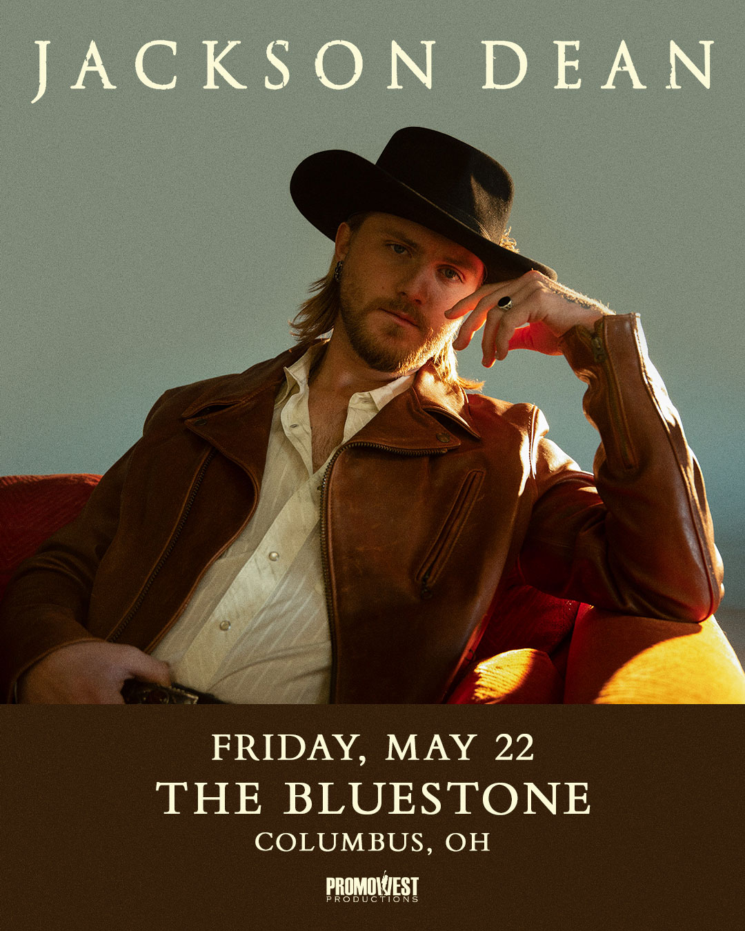 Jackson Dean 2026 live concert poster